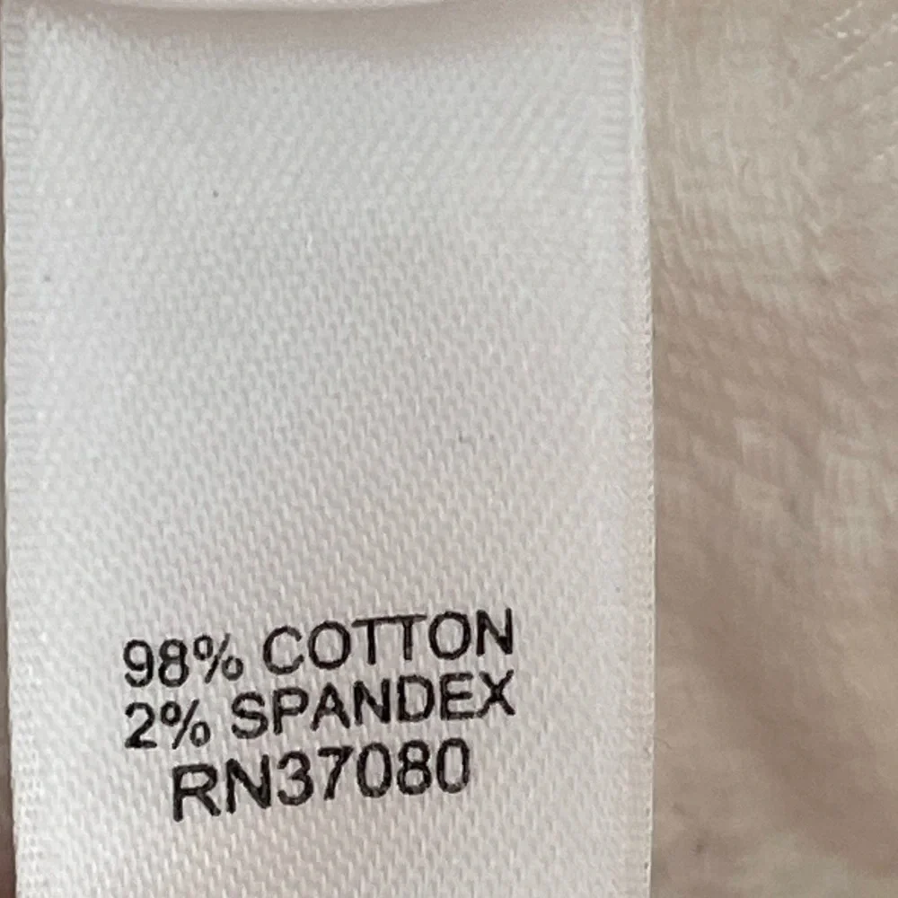 Cato White Textured Fabric Button Zipper Capris Summer Casual